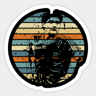 Diego maradona, circle vintage retro 1978 Sticker